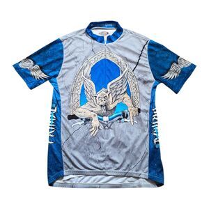 Primal Wear Taken For Granite Gargoyle 3/4 Zip Men Size XL Cycling Jersey Bike